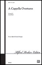 A Cappella Overtures SATB choral sheet music cover